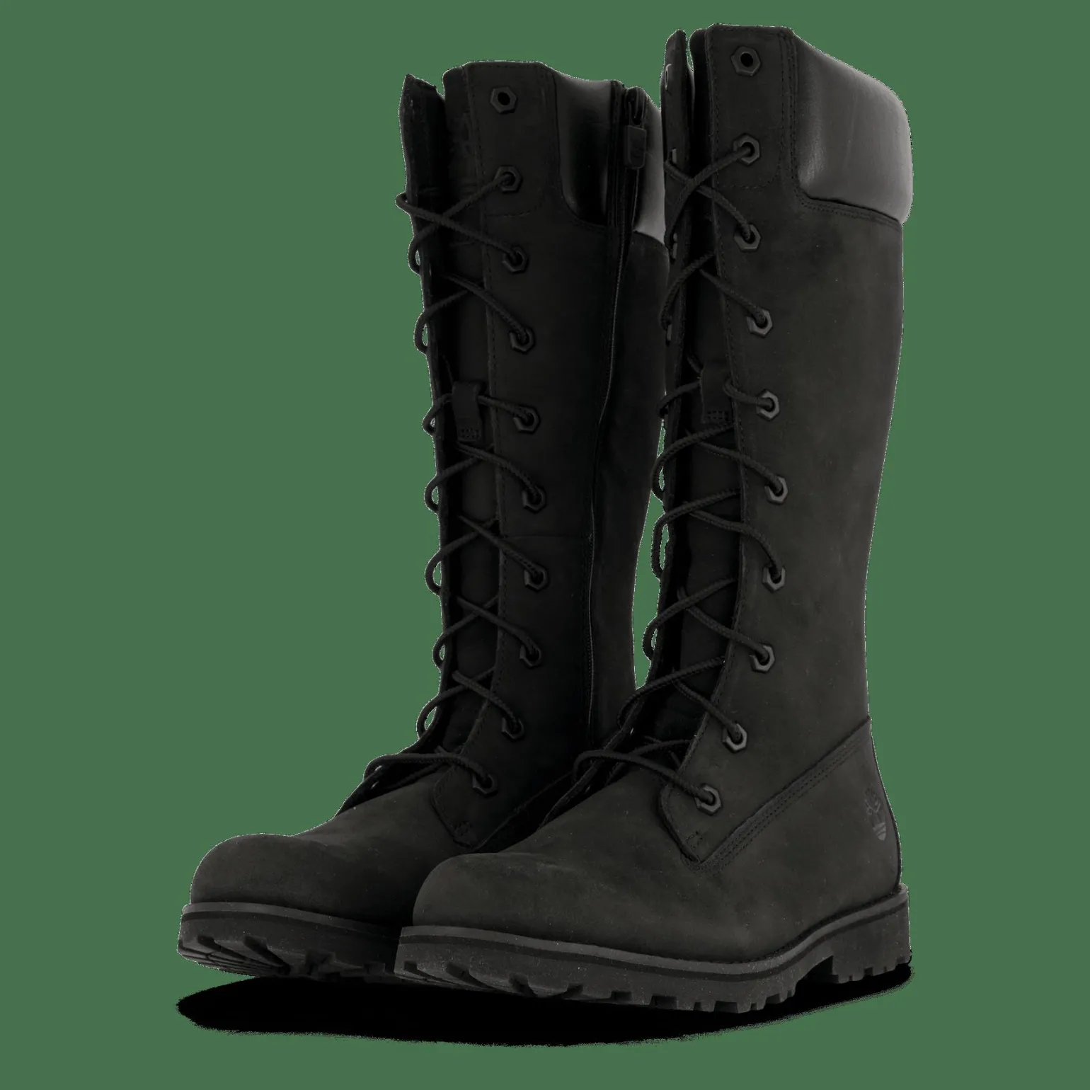 Girls Classic Tall Lace Up Wit Black