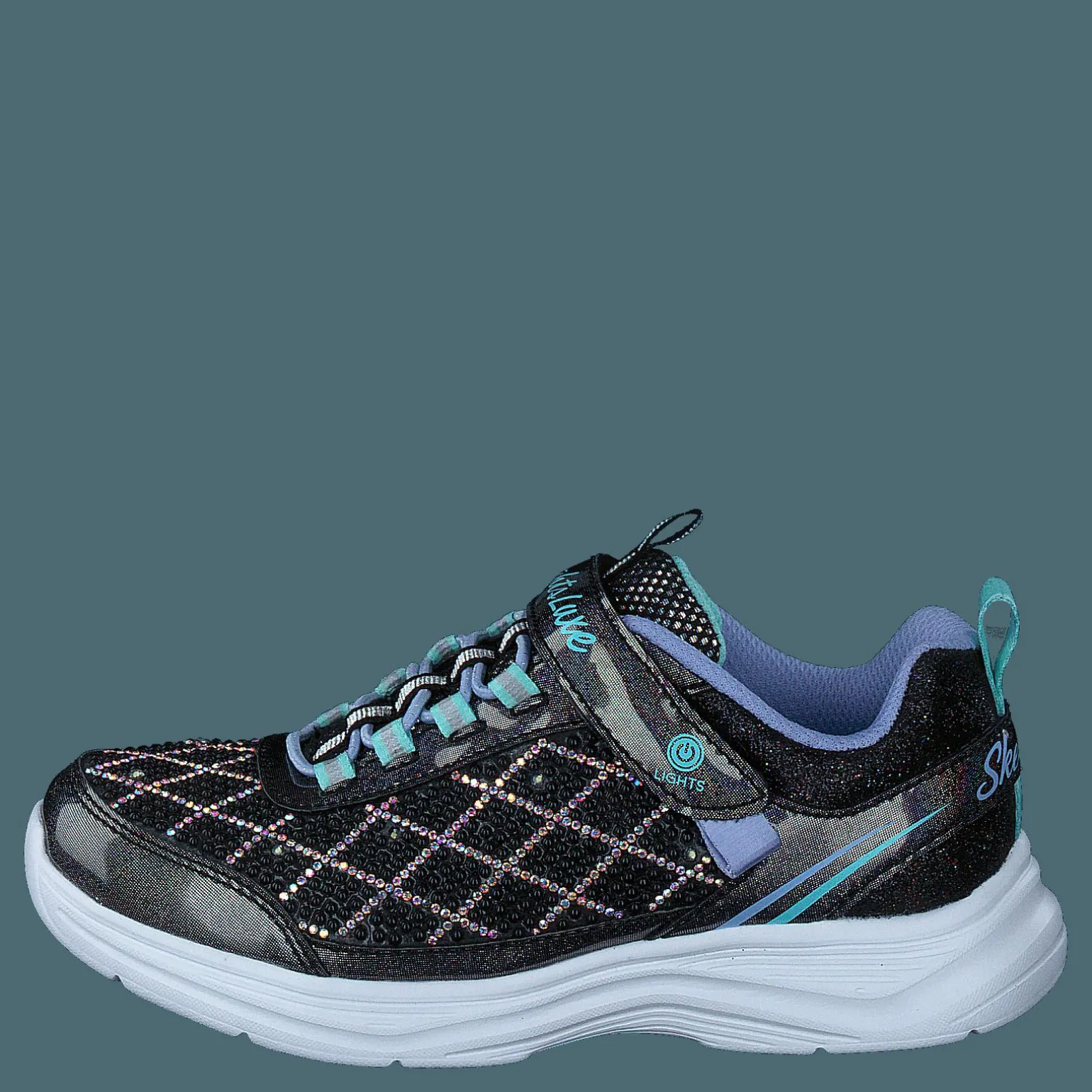 Girls S-lights Glimmer Kicks - Bklb