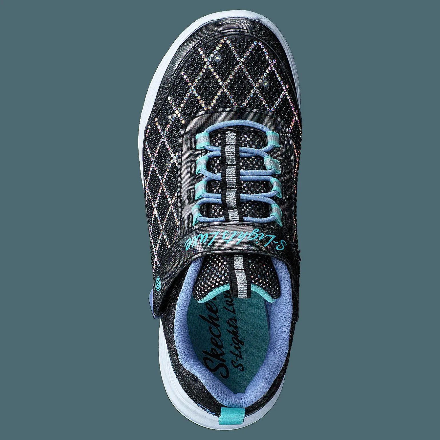 Girls S-lights Glimmer Kicks - Bklb