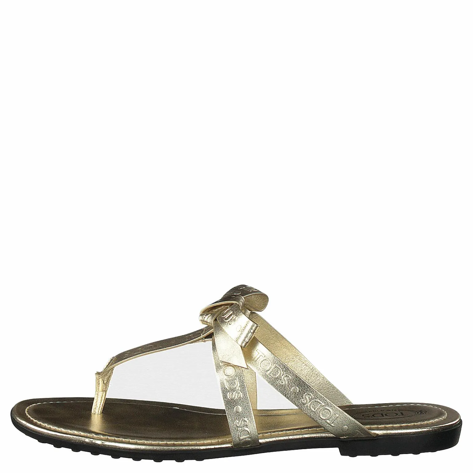 Gomma Bow Sandal Flan