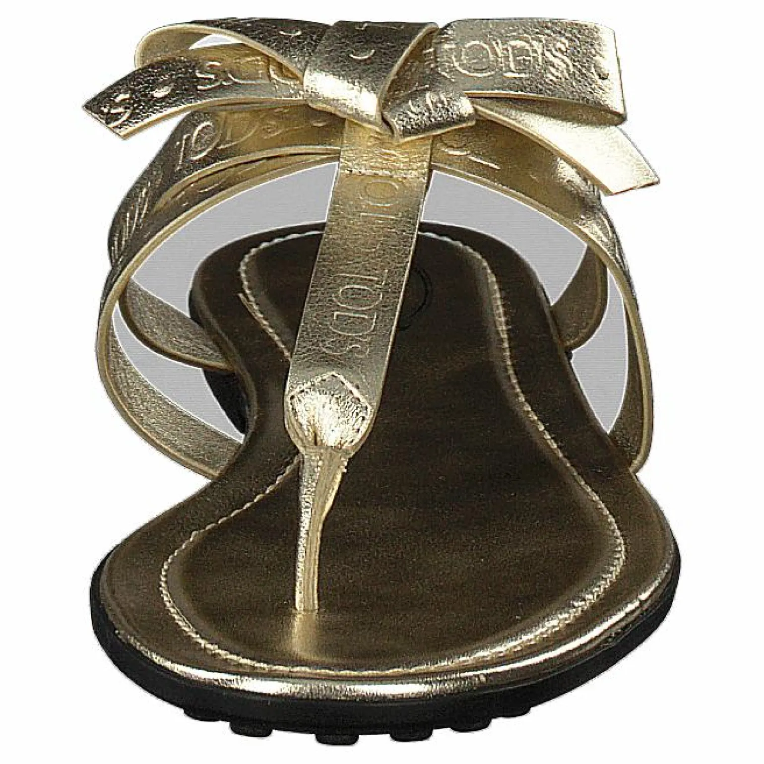 Gomma Bow Sandal Flan