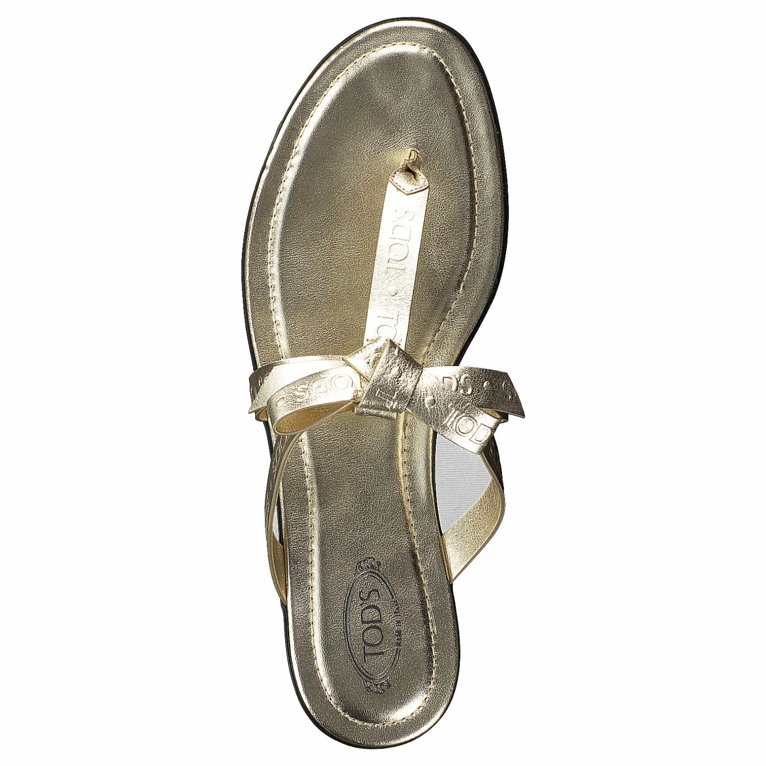 Gomma Bow Sandal Flan