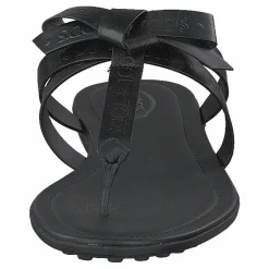 Gomma Bow Sandal Nero