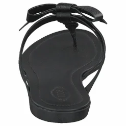 Gomma Bow Sandal Nero