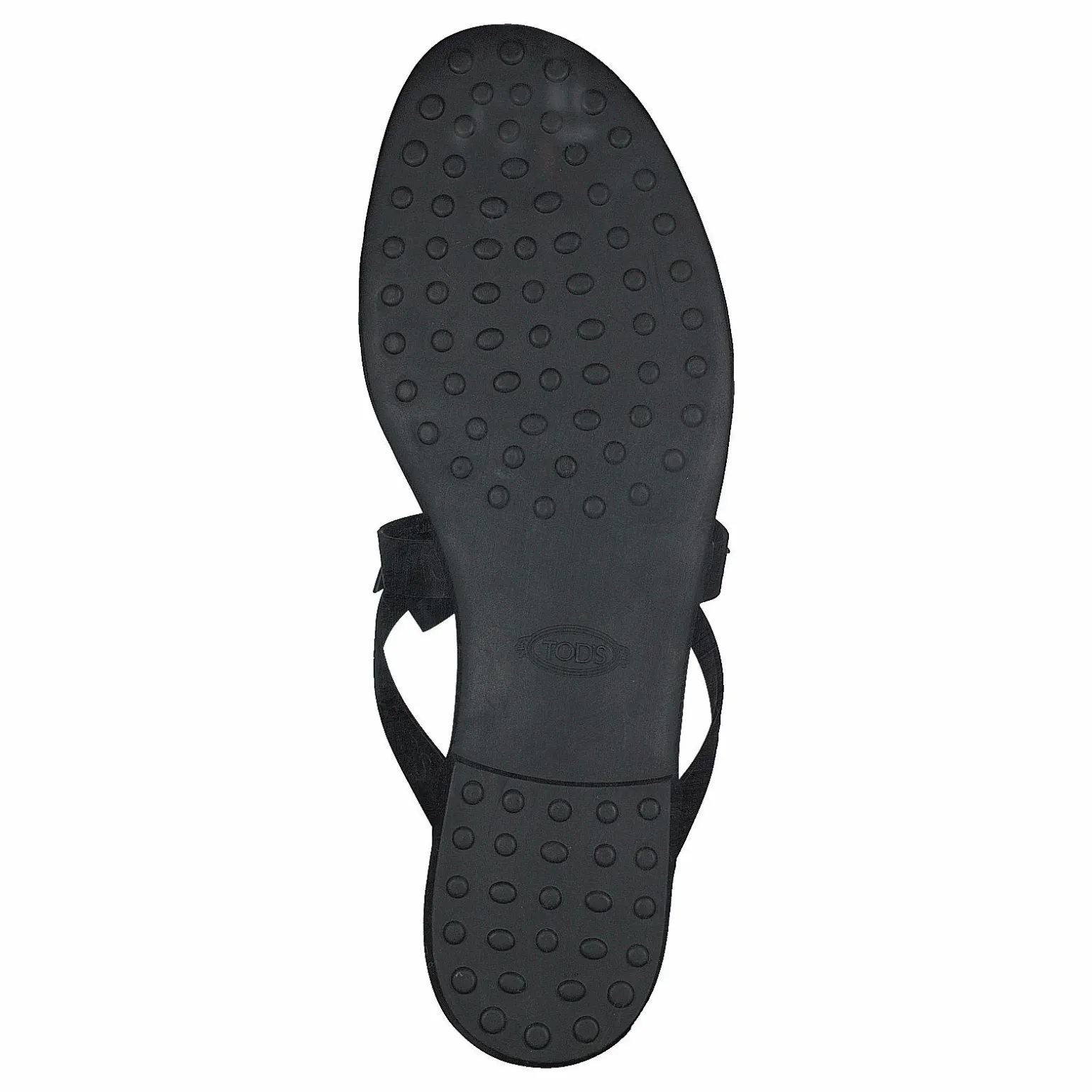 Gomma Bow Sandal Nero