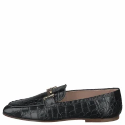 Gommini Double T Black Printed Reptile