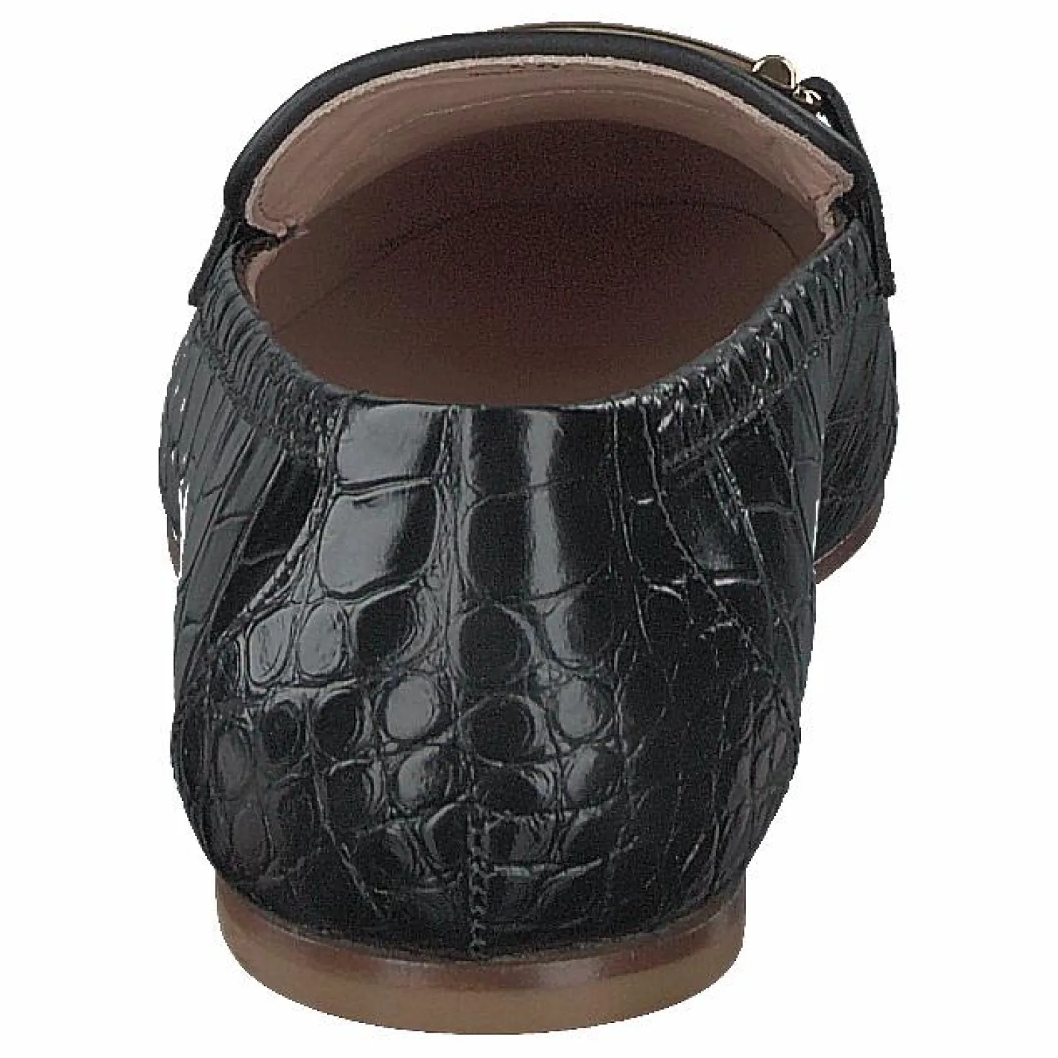 Gommini Double T Black Printed Reptile