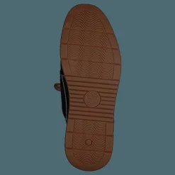 Heger's Bay 3 Eye Boat Black Full Grain