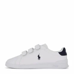 Heritage Court II Leather Sneaker White / Navy