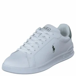 Heritage Court II Leather Sneaker White / College Green PP