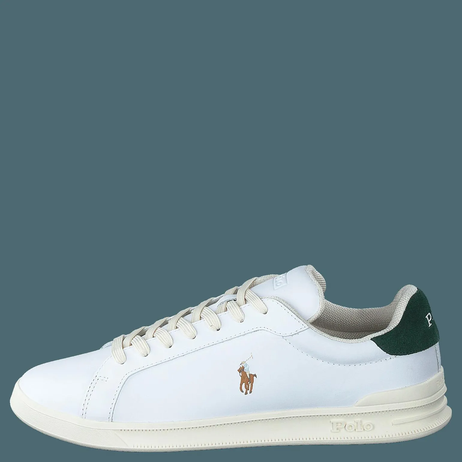 Heritage Court II Leather Sneaker White / College Green