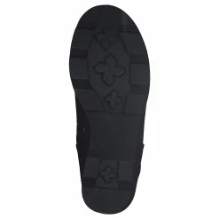 High Platform Boot Black / Shiny Silver