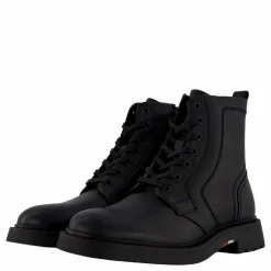 Hilfiger Comfort Lwt Lth Boot Black