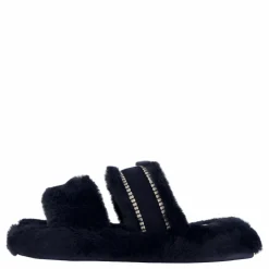 Hilfiger Fur Basics Slipper Space Blue