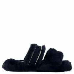 Hilfiger Fur Basics Slipper Space Blue