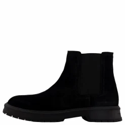 Hilfiger Suede Zip Chelsea Black