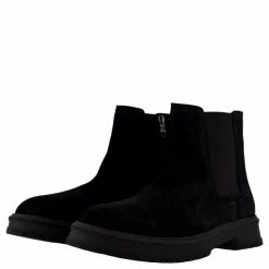 Hilfiger Suede Zip Chelsea Black