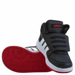 Hoops 2.0 Mid Shoes Core Black / Cloud White / Vivid Red