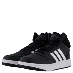 Hoops Mid Shoes Core Black / Cloud White / Grey Six