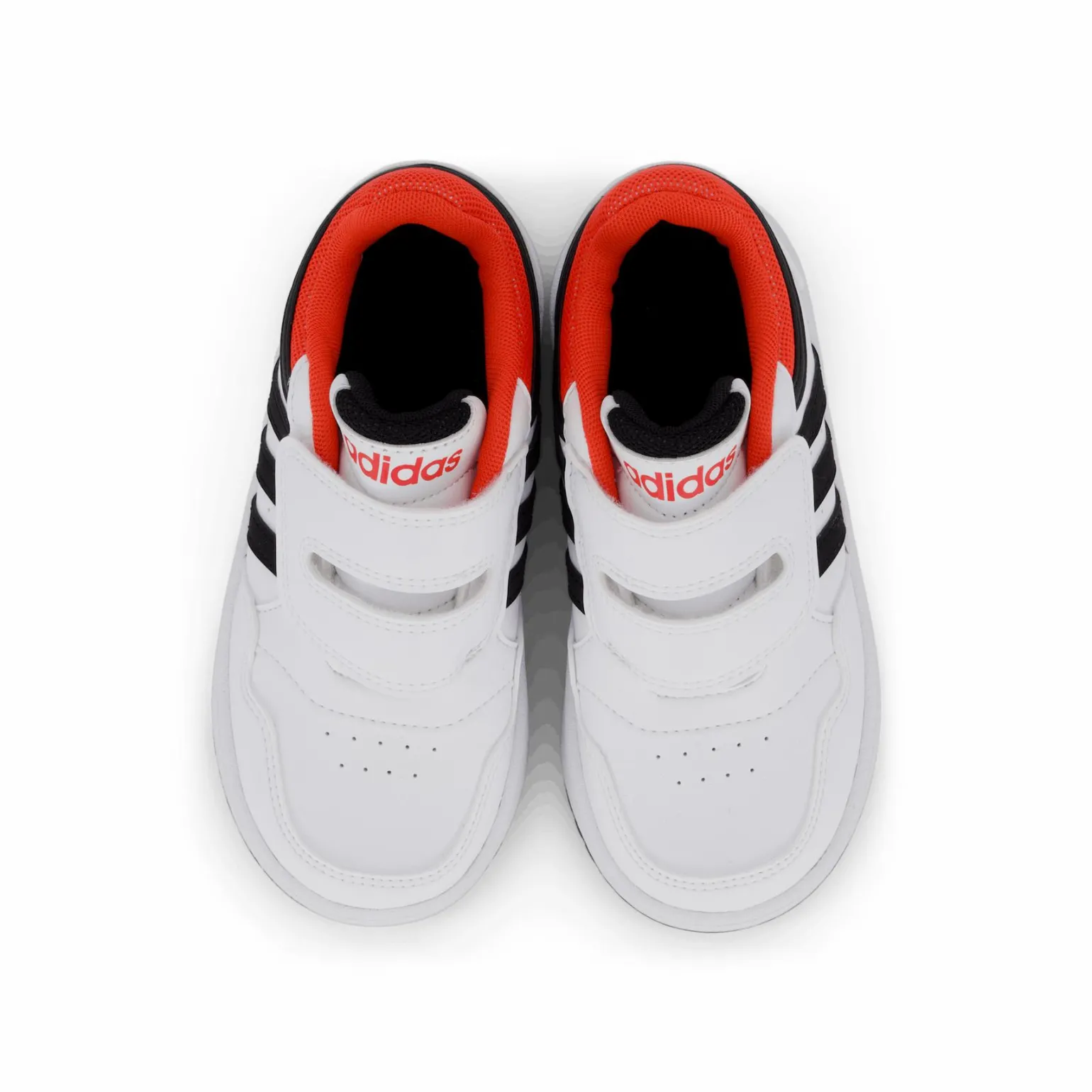 Hoops Shoes Cloud White / Core Black / Bright Red