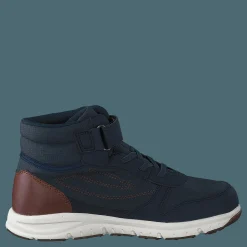 Hovet Mid WP Navy/Cognac