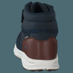 Hovet Mid WP Navy/Cognac