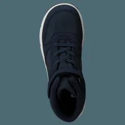 Hovet Mid WP Navy/Cognac