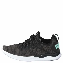Ignite Flash Evoknit Sr Wn's Puma Black-charcoal Gray-aqua