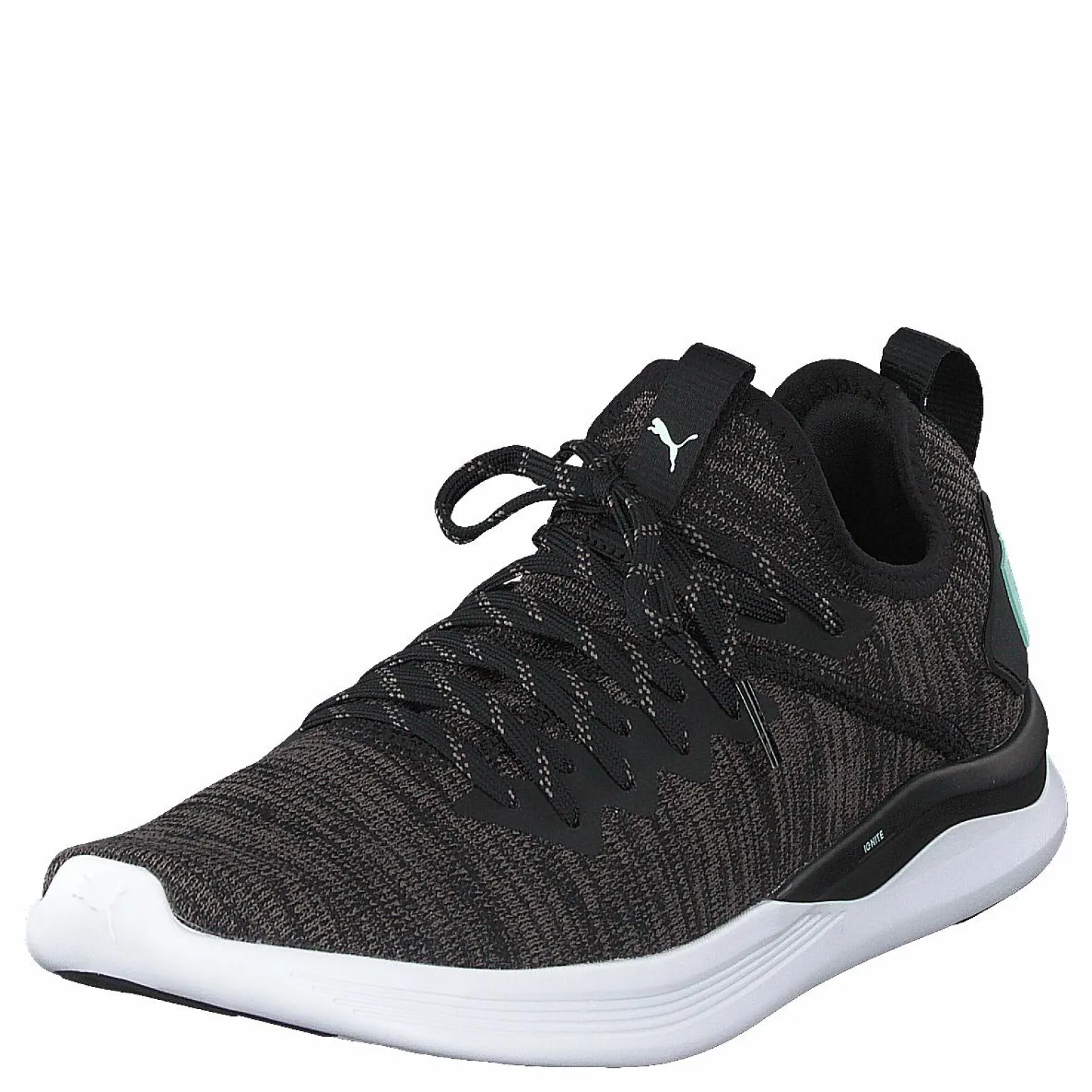 Ignite Flash Evoknit Sr Wn's Puma Black-charcoal Gray-aqua