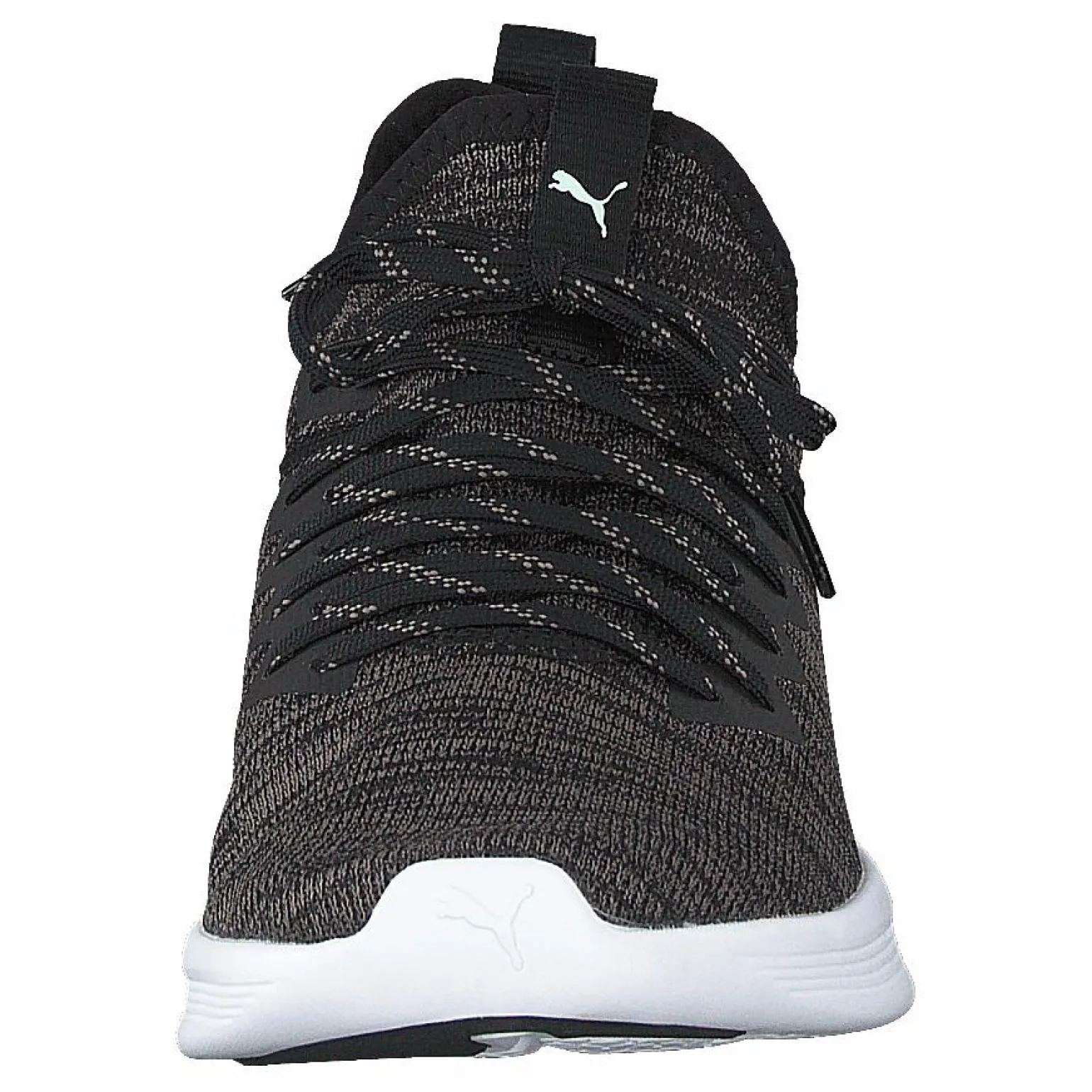 Ignite Flash Evoknit Sr Wn's Puma Black-charcoal Gray-aqua