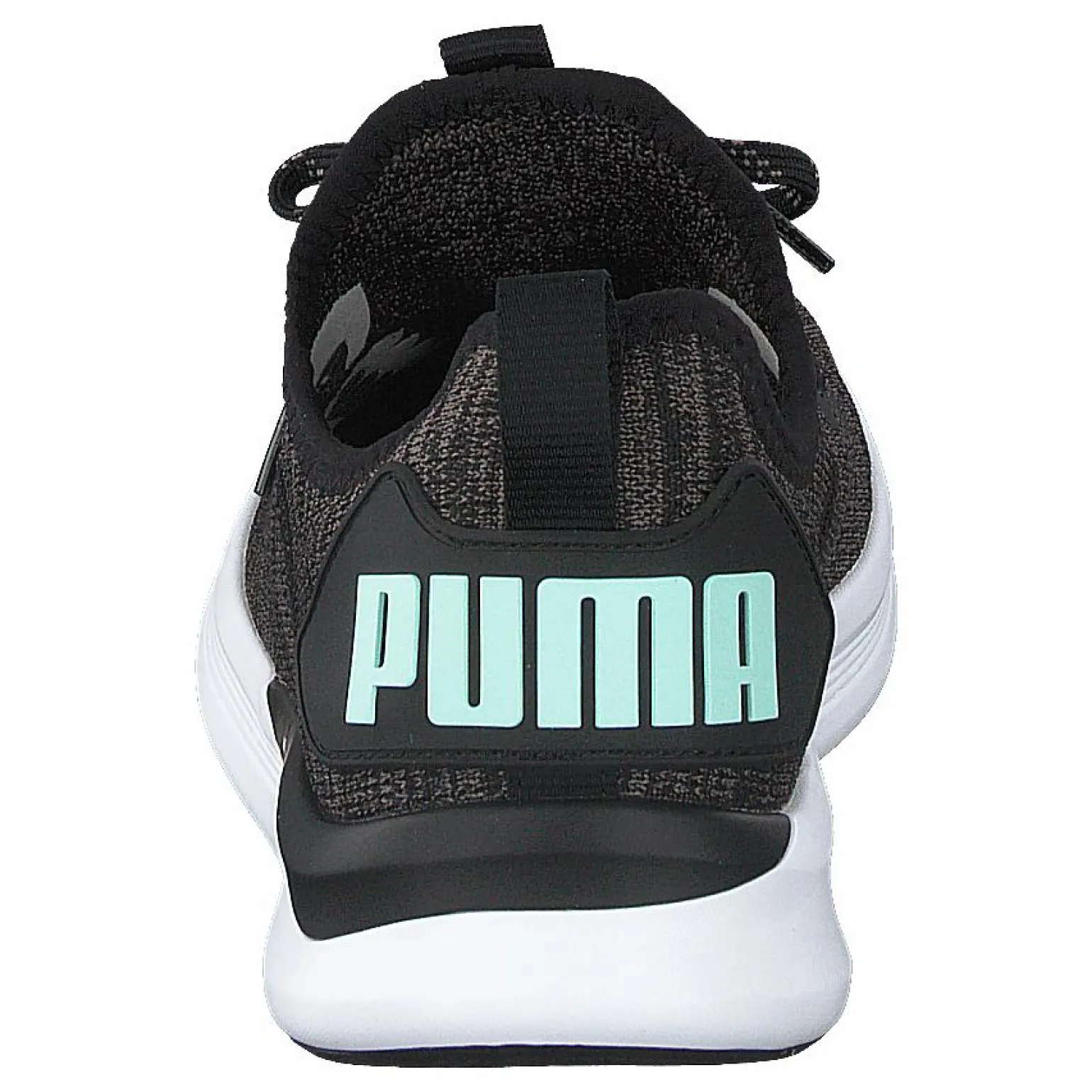 Ignite Flash Evoknit Sr Wn's Puma Black-charcoal Gray-aqua