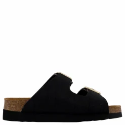 Ilary 2 Straps Fur Ad Black