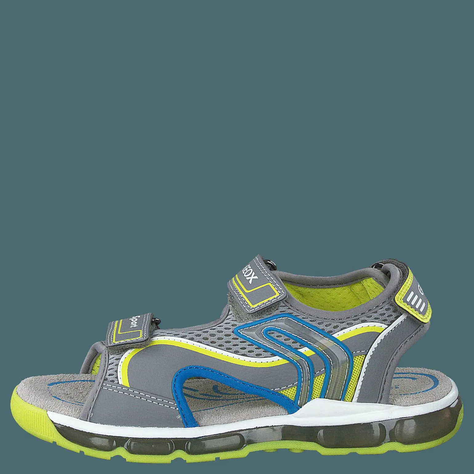 J Sandal Android Boy Grey/lime