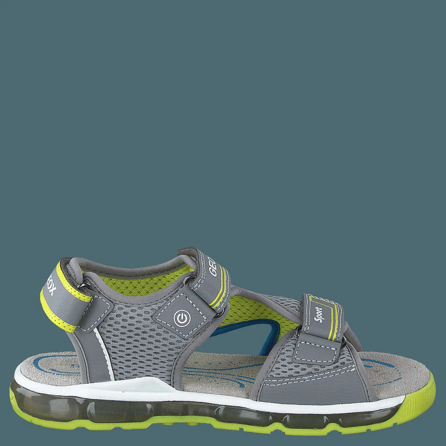 J Sandal Android Boy Grey/lime