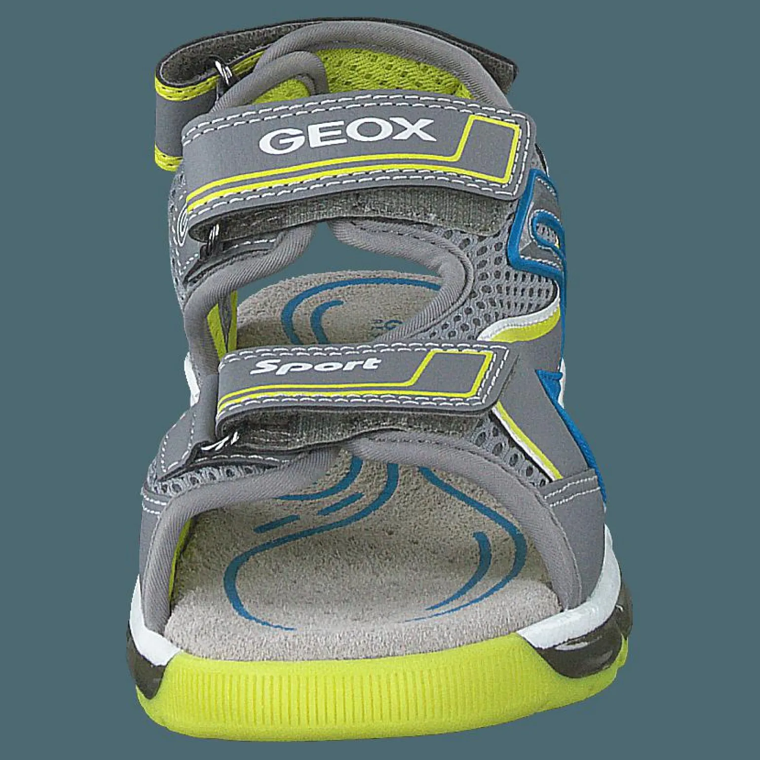 J Sandal Android Boy Grey/lime