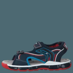 J Sandal Android Boy Navy/red