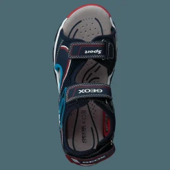 J Sandal Android Boy Navy/red