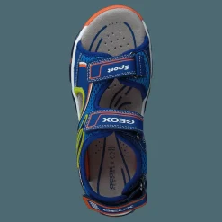J Sandal Android Boy Royal/orange