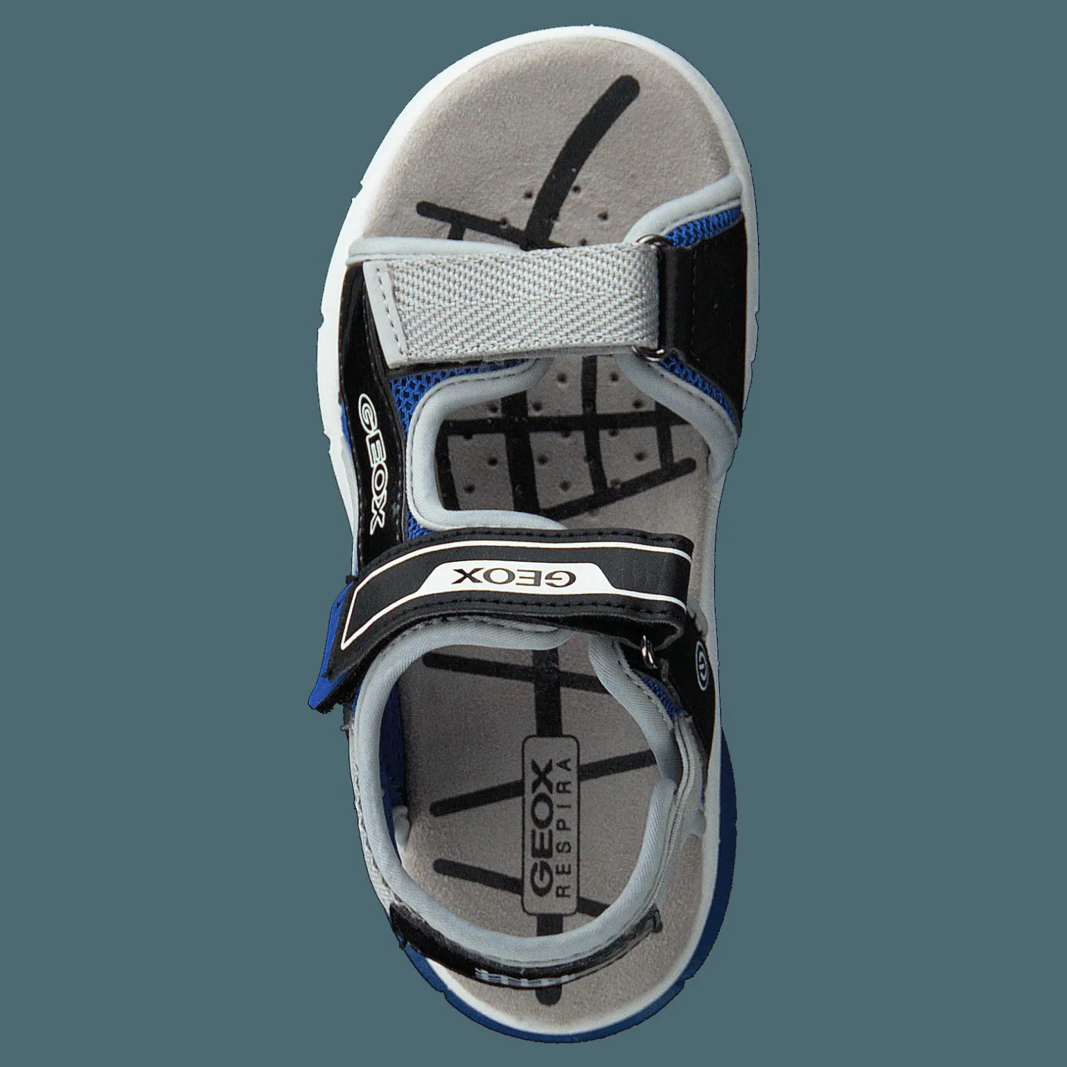 J Sandal Flexyper Bo Black/royal