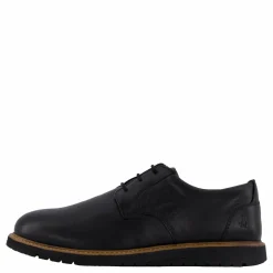 Jenson Oxford Bold Black Leather