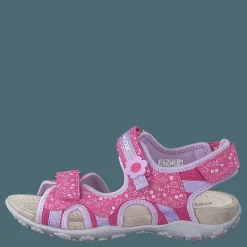Jr Sandal Roxanne Fuchsia/lilac