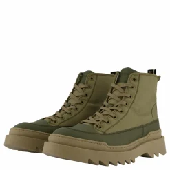 Kamiki High U Textile Kaki Green