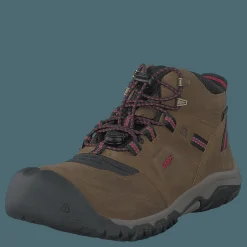 Ke Ridge Flex Mid Wp Bison-red Carpet