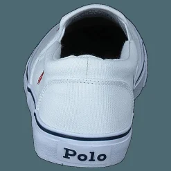 Keaton Slipon White/ Navy, Red