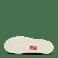 Keaton Suede-Trim Canvas Sneaker Prchmt Crm