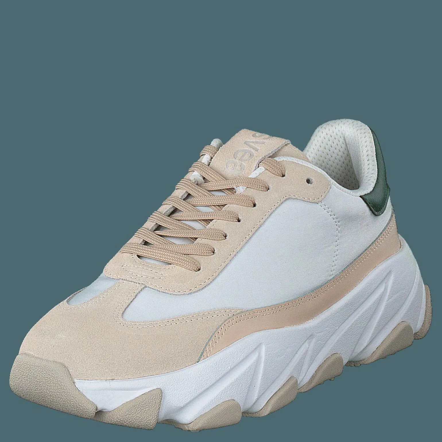 Lace Sneaker Broken White