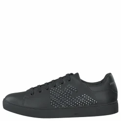 Lace Up Sneaker B168 Black+silver