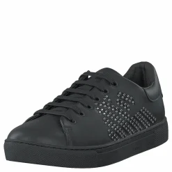 Lace Up Sneaker B168 Black+silver