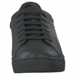 Lace Up Sneaker B168 Black+silver