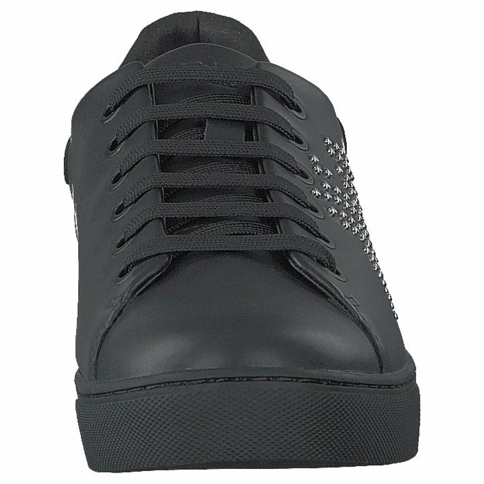 Lace Up Sneaker B168 Black+silver
